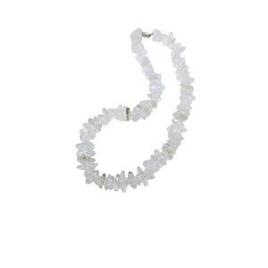 Vintage Glass Chip Necklace (A8279)